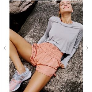 Free People Way Home Shorts Rose
